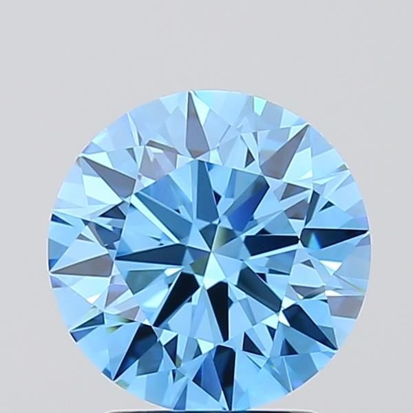 Ideal Loose Diamond - ROUND 2.05ct Fancy Vivid Blue VVS2: Ideal Loose Diamond - ROUND 2.05ct Fancy Vivid Blue VVS2 Source: This is a real non-mined Diamond that has been grown in a lab Shape: ROUND Carats: 2.05 Color: Fancy Vivid Blue Certification: IGI Vide