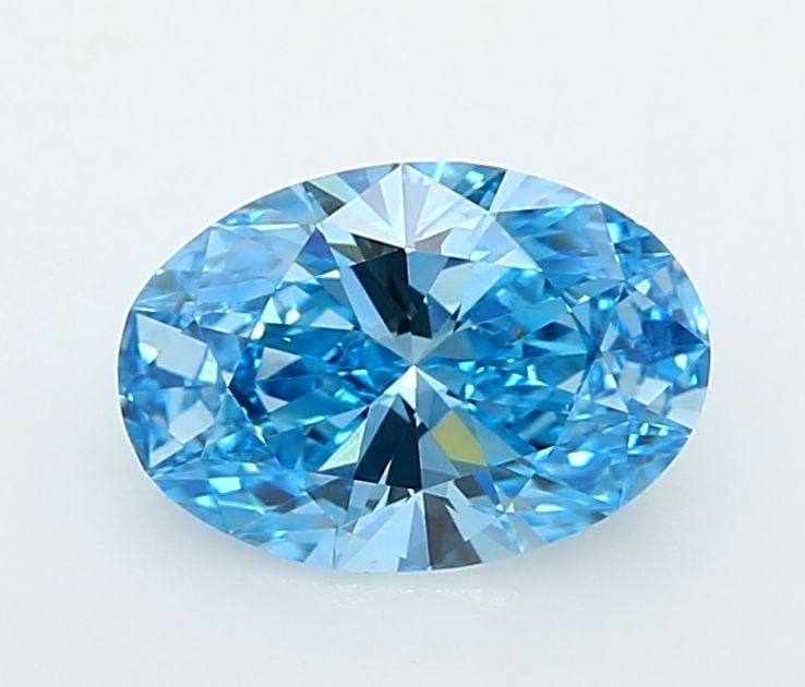 Loose Diamond - OVAL 1.51ct Fancy Vivid Blue VVS2: Loose Diamond - OVAL 1.51ct Fancy Vivid Blue VVS2 Source: This is a real non-mined Diamond that has been grown in a lab Shape: OVAL Carats: 1.51 Color: Fancy Vivid Blue Certification: IGI Video: