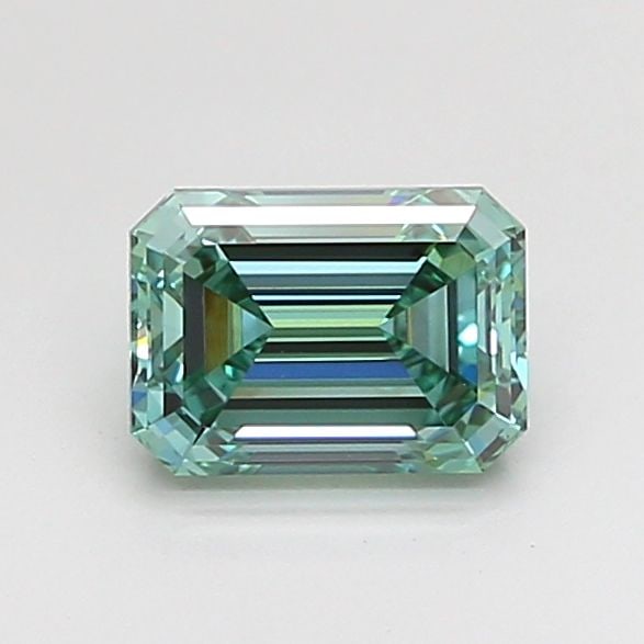 Loose Diamond - EMERALD 1.05ct Fancy Vivid Green VS1: Loose Diamond - EMERALD 1.05ct Fancy Vivid Green VS1 Source: This is a real non-mined Diamond that has been grown in a lab Shape: EMERALD Carats: 1.05 Color: Fancy Vivid Green Certification: IGI Video