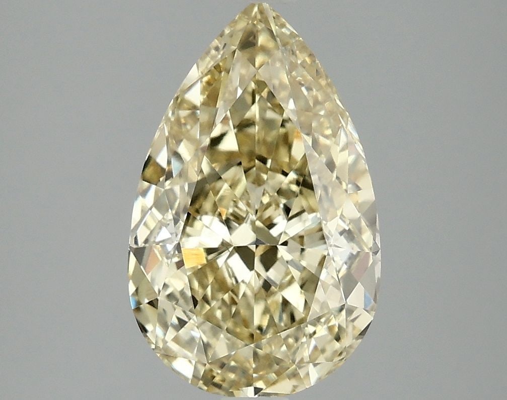 Loose Diamond - PEAR 3.08ct Fancy Intense Yellow VVS2: Loose Diamond - PEAR 3.08ct Fancy Intense Yellow VVS2 Source: This is a real non-mined Diamond that has been grown in a lab Shape: PEAR Carats: 3.08 Color: Fancy Intense Yellow Certification: IGI Vide