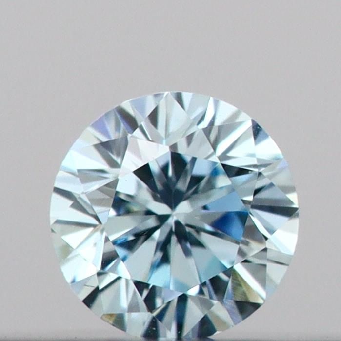Loose Diamond - ROUND 0.1ct Fancy Intense Blue VS1: Loose Diamond - ROUND 0.1ct Fancy Intense Blue VS1 Source: This is a real non-mined Diamond that has been grown in a lab Shape: ROUND Carats: 0.1 Color: Fancy Intense Blue Certification: IGI Video:
