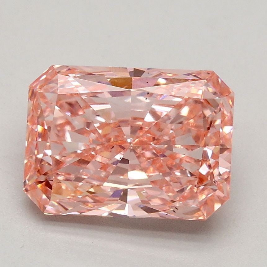 Loose Diamond - RADIANT 1.68ct Fancy Intense Pink VS2: Loose Diamond - RADIANT 1.68ct Fancy Intense Pink VS2 Source: This is a real non-mined Diamond that has been grown in a lab Shape: RADIANT Carats: 1.68 Color: Fancy Intense Pink Certification: IGI