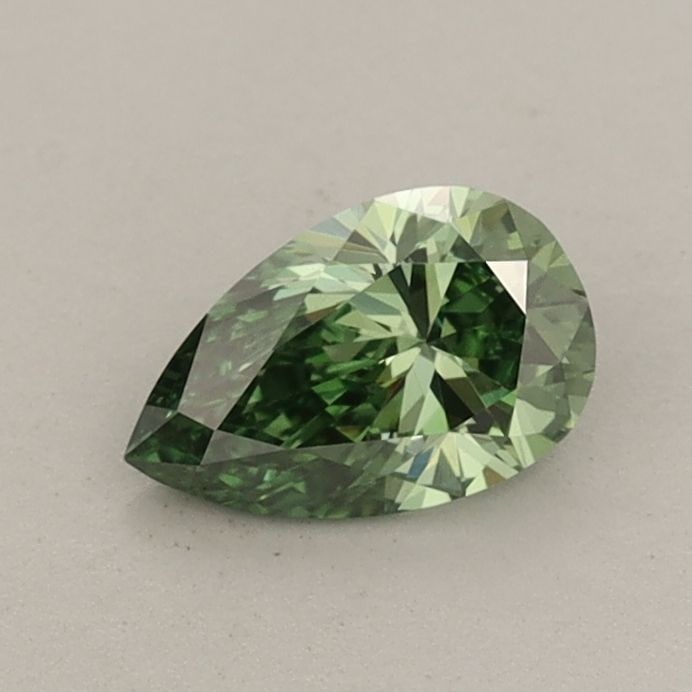 Loose Diamond - PEAR 0.51ct Fancy Vivid Green VS1: Loose Diamond - PEAR 0.51ct Fancy Vivid Green VS1 Source: This is a real non-mined Diamond that has been grown in a lab Shape: PEAR Carats: 0.51 Color: Fancy Vivid Green Certification: IGI Video: