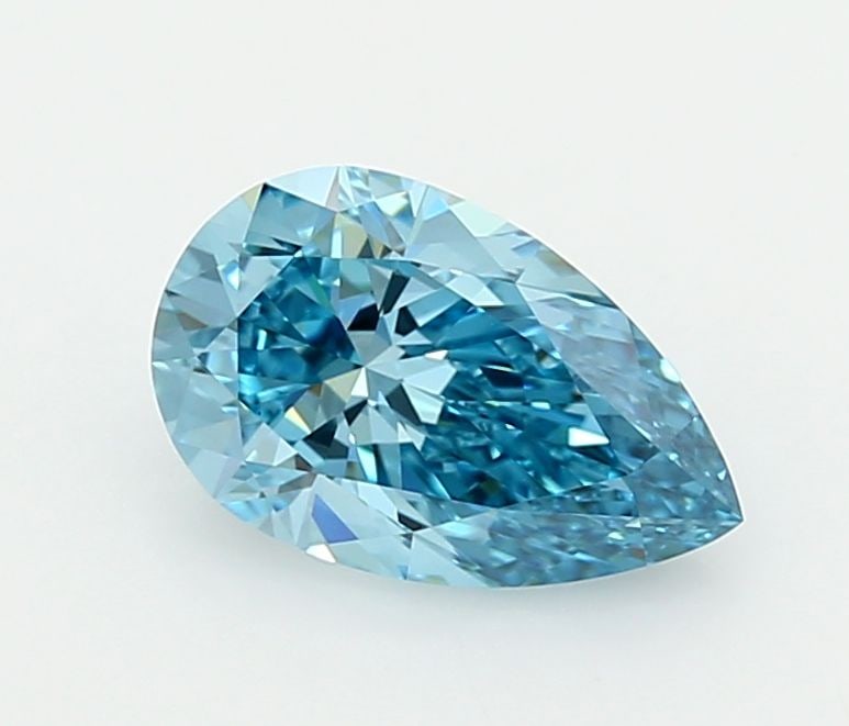 Loose Diamond - PEAR 1.73ct Fancy Vivid Blue VS1: Loose Diamond - PEAR 1.73ct Fancy Vivid Blue VS1 Source: This is a real non-mined Diamond that has been grown in a lab Shape: PEAR Carats: 1.73 Color: Fancy Vivid Blue Certification: IGI Video: