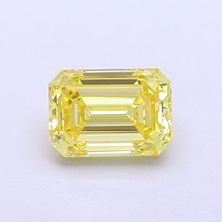 Loose Diamond - EMERALD 1.05ct Fancy Intense Yellow VS1: Loose Diamond - EMERALD 1.05ct Fancy Intense Yellow VS1 Source: This is a real non-mined Diamond that has been grown in a lab Shape: EMERALD Carats: 1.05 Color: Fancy Intense Yellow Certification: IGI