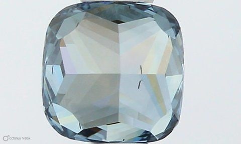 Loose Diamond - CUSHION MODIFIED 0.6ct Fancy Intense Blue SI1: Loose Diamond - CUSHION MODIFIED 0.6ct Fancy Intense Blue SI1 Source: This is a real non-mined Diamond that has been grown in a lab Shape: CUSHION MODIFIED Carats: 0.6 Color: Fancy Intense Blue
