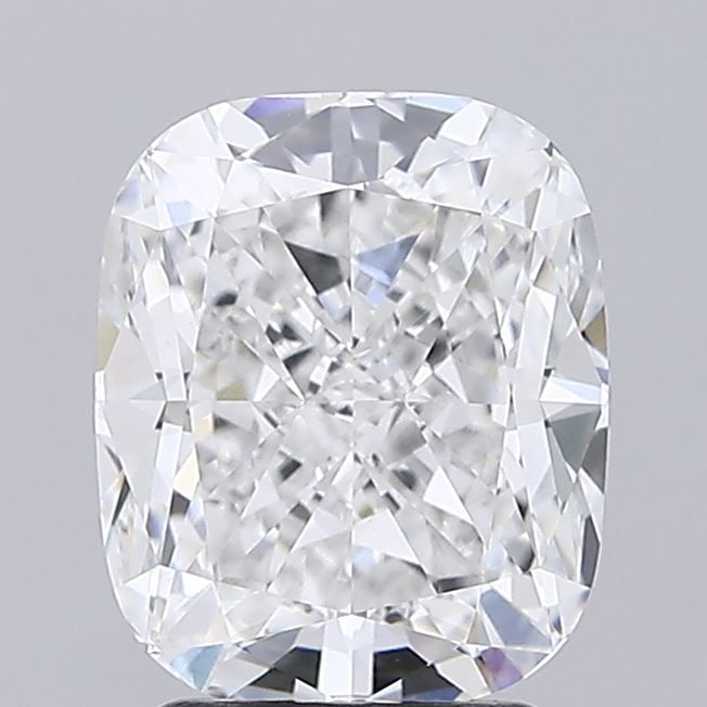 Loose Diamond - CUSHION MODIFIED 3.03ct D VVS2: Loose Diamond - CUSHION MODIFIED 3.03ct D VVS2 Source: This is a real non-mined Diamond that has been grown in a lab Shape: CUSHION MODIFIED Carats: 3.03 Color: D Clarity: VVS2 Certification: IGI Vide
