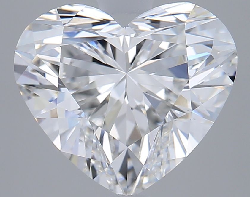 Loose Diamond - HEART 2.53ct E VS1: Loose Diamond - HEART 2.53ct E VS1 Source: This is a real non-mined Diamond that has been grown in a lab Shape: HEART Carats: 2.53 Color: E Clarity: VS1 Certification: IGI Video: