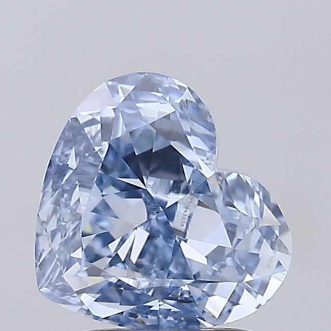 Loose Diamond - HEART 2.02ct Fancy Intense Blue VS2: Loose Diamond - HEART 2.02ct Fancy Intense Blue VS2 Source: This is a real non-mined Diamond that has been grown in a lab Shape: HEART Carats: 2.02 Color: Fancy Intense Blue Certification: IGI Video: