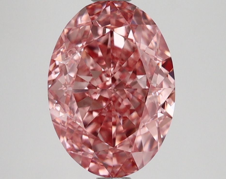 Loose Diamond - OVAL 2.81ct Fancy Vivid Pink VVS2 (1 of 1)