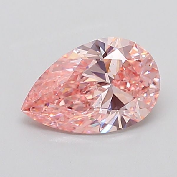 Loose Diamond - PEAR 2.04ct Fancy Vivid Pink VS2: Loose Diamond - PEAR 2.04ct Fancy Vivid Pink VS2 Source: This is a real non-mined Diamond that has been grown in a lab Shape: PEAR Carats: 2.04 Color: Fancy Vivid Pink Certification: IGI The Diamond D