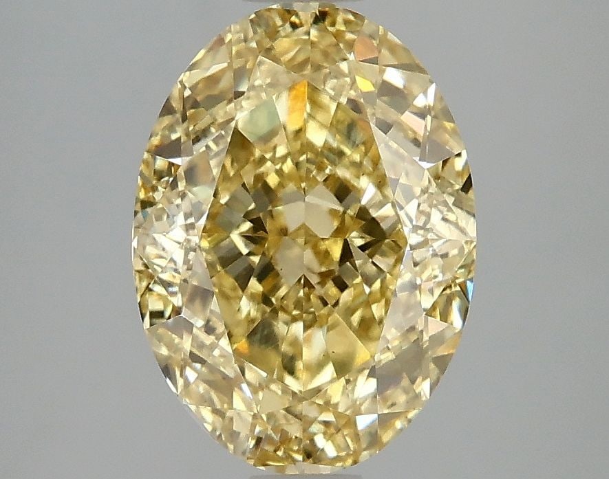 Loose Diamond - OVAL 3.06ct Fancy Intense Yellow VS1: Loose Diamond - OVAL 3.06ct Fancy Intense Yellow VS1 Source: This is a real non-mined Diamond that has been grown in a lab Shape: OVAL Carats: 3.06 Color: Fancy Intense Yellow Certification: IGI