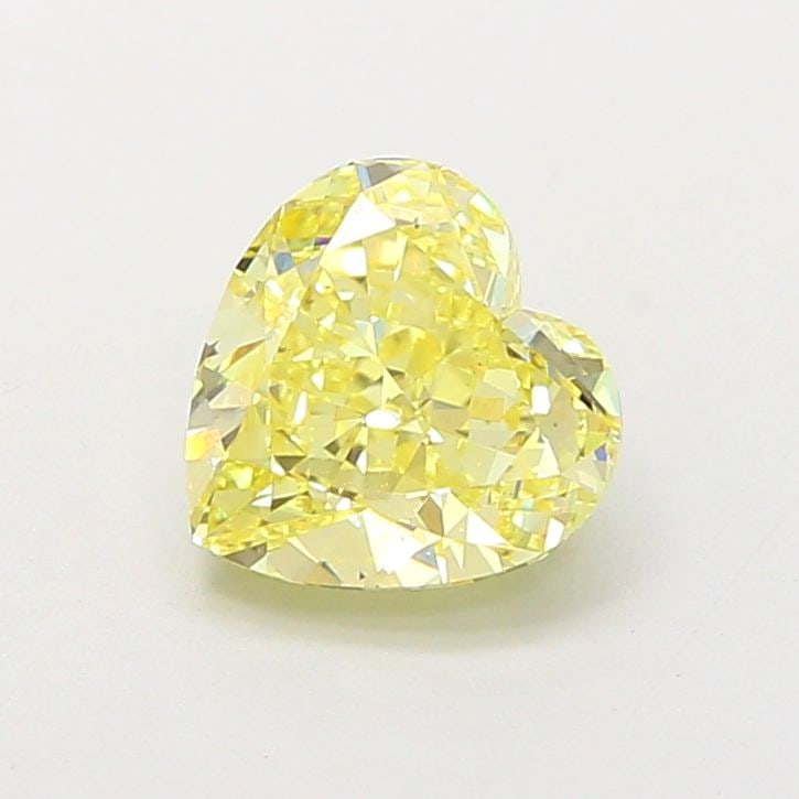 Loose Diamond - HEART 1.43ct Fancy Yellow VS1: Loose Diamond - HEART 1.43ct Fancy Yellow VS1 Source: This is a real non-mined Diamond that has been grown in a lab Shape: HEART Carats: 1.43 Color: Fancy Yellow Certification: IGI Video: