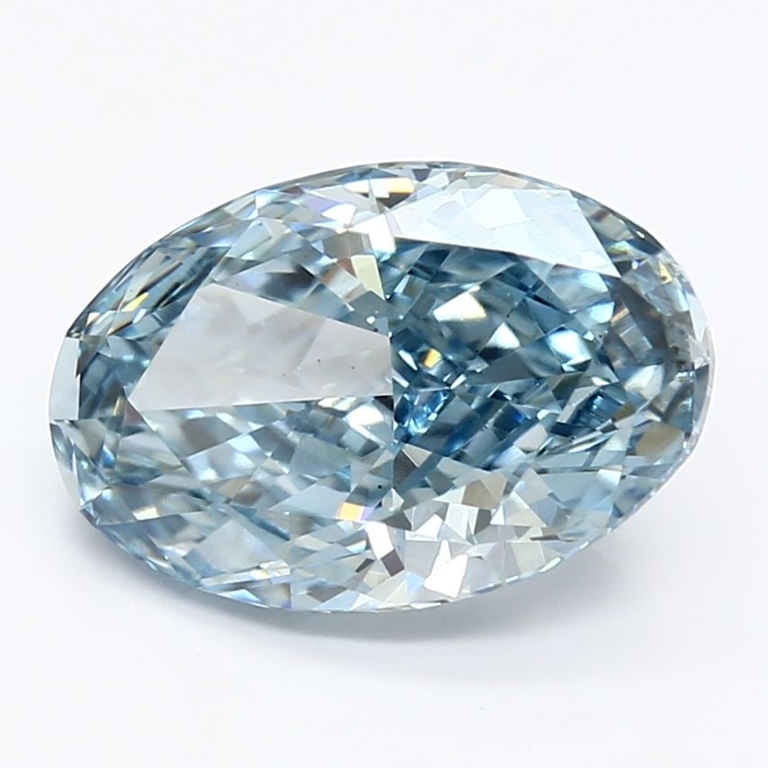 Loose Diamond - OVAL 3.36ct Fancy Vivid Blue VS2 (1 of 1)
