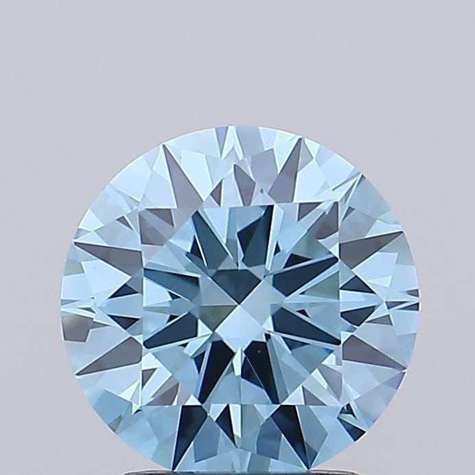 Ideal Loose Diamond - ROUND 2.01ct Fancy Vivid Blue VVS2: Ideal Loose Diamond - ROUND 2.01ct Fancy Vivid Blue VVS2 Source: This is a real non-mined Diamond that has been grown in a lab Shape: ROUND Carats: 2.01 Color: Fancy Vivid Blue Certification: IGI