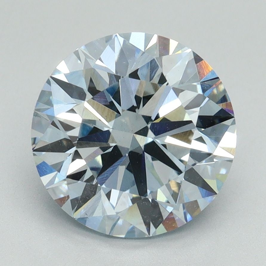 Ideal Loose Diamond - ROUND 3.02ct Fancy Intense Blue VS1: Ideal Loose Diamond - ROUND 3.02ct Fancy Intense Blue VS1 Source: This is a real non-mined Diamond that has been grown in a lab Shape: ROUND Carats: 3.02 Color: Fancy Intense Blue Certification: IGI V