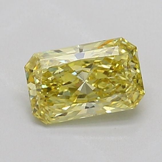 Loose Diamond - RADIANT 0.97ct Fancy Vivid Yellow VS2: Loose Diamond - RADIANT 0.97ct Fancy Vivid Yellow VS2 Source: This is a real non-mined Diamond that has been grown in a lab Shape: RADIANT Carats: 0.97 Color: Fancy Vivid Yellow Certification: IGI Vid