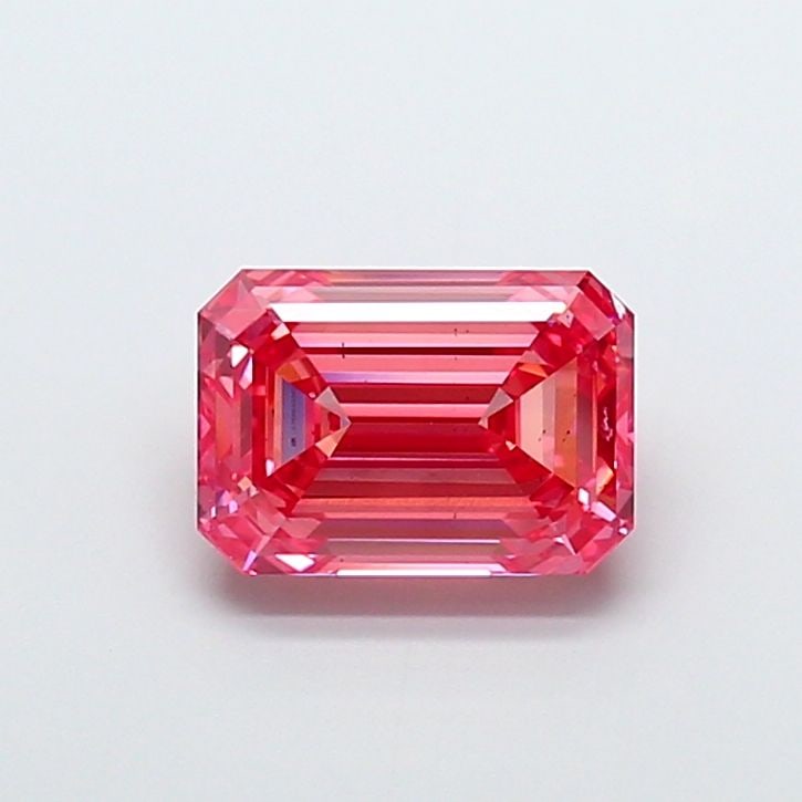 Loose Diamond - EMERALD 4.01ct Fancy Vivid Pink VS2 (1 of 1)