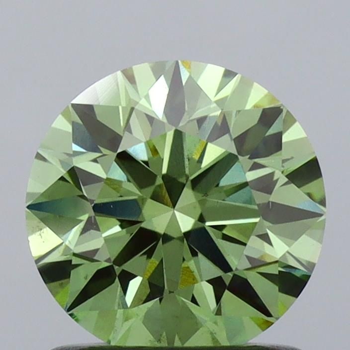 Ideal Loose Diamond - ROUND 1.02ct Fancy Vivid Green VS2 (1 of 1)