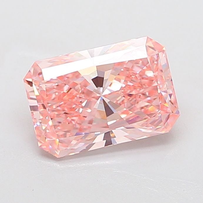 Loose Diamond - RADIANT 3.02ct Fancy Vivid Pink VVS2: Loose Diamond - RADIANT 3.02ct Fancy Vivid Pink VVS2 Source: This is a real non-mined Diamond that has been grown in a lab Shape: RADIANT Carats: 3.02 Color: Fancy Vivid Pink Certification: IGI Video: