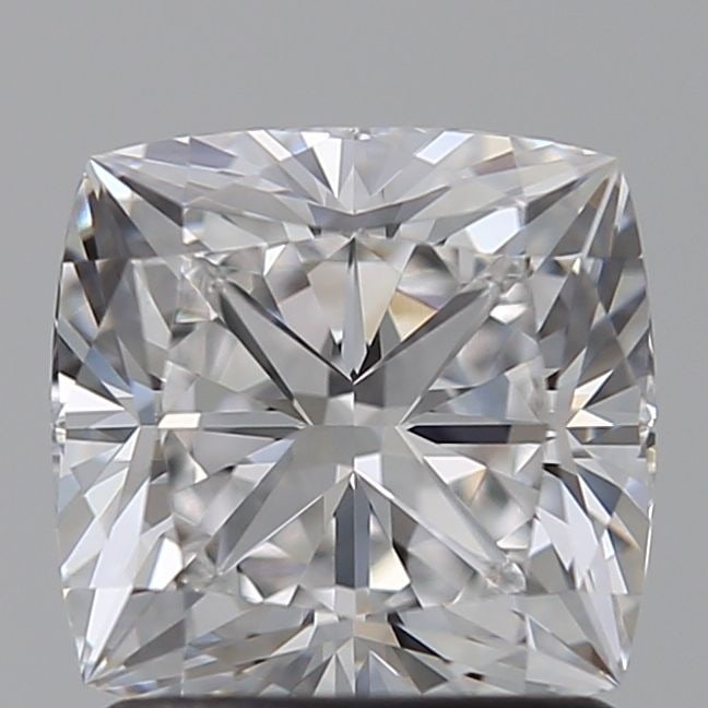 Loose Diamond - CUSHION MODIFIED 1.55ct E VVS2: Loose Diamond - CUSHION MODIFIED 1.55ct E VVS2 Source: This is a real non-mined Diamond that has been grown in a lab Shape: CUSHION MODIFIED Carats: 1.55 Color: E Clarity: VVS2 Certification: IGI Vide