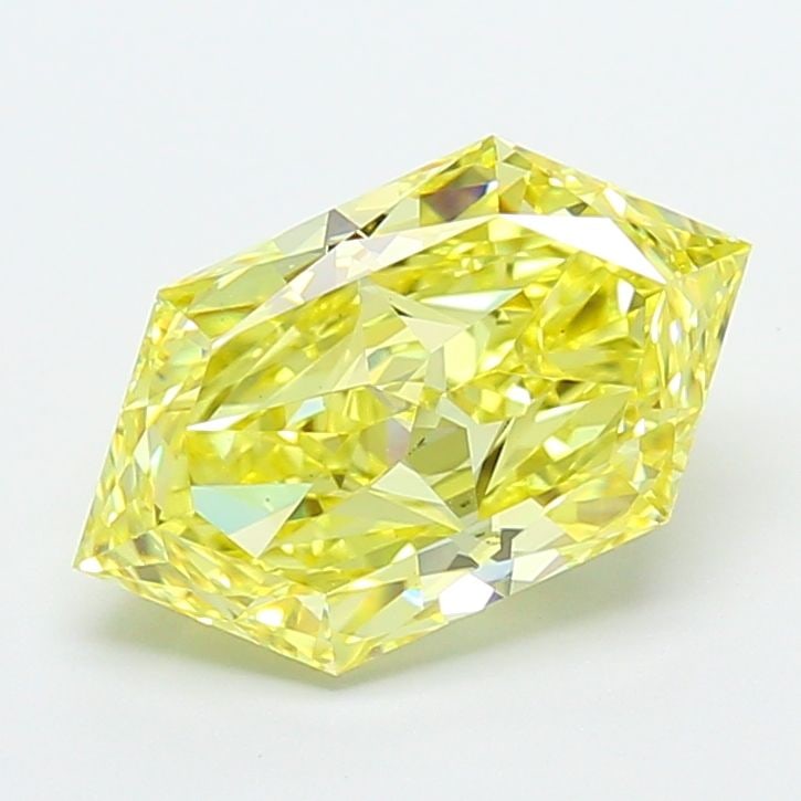 Loose Diamond - HEXAGONAL 3.03ct Fancy Intense Yellow VS1: Loose Diamond - HEXAGONAL 3.03ct Fancy Intense Yellow VS1 Source: This is a real non-mined Diamond that has been grown in a lab Shape: HEXAGONAL Carats: 3.03 Color: Fancy Intense Yellow Certification: