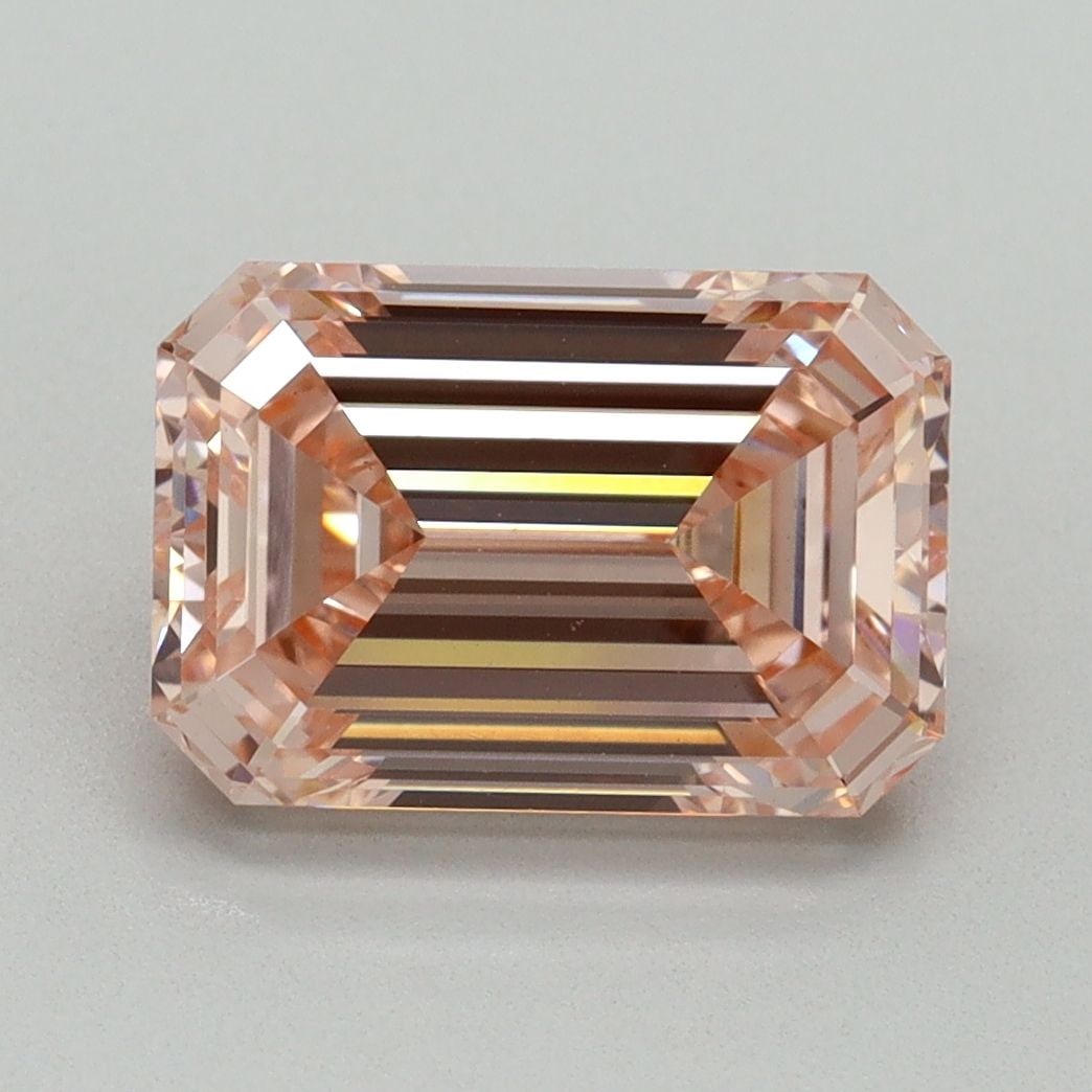 Loose Diamond - EMERALD 2.95ct Fancy Intense Pink VS1: Loose Diamond - EMERALD 2.95ct Fancy Intense Pink VS1 Source: This is a real non-mined Diamond that has been grown in a lab Shape: EMERALD Carats: 2.95 Color: Fancy Intense Pink Certification: IGI Vid