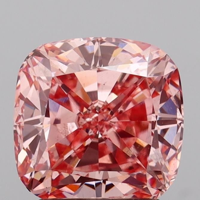 Loose Diamond - CUSHION MODIFIED 2.15ct Fancy Intense Pink VS2: Loose Diamond - CUSHION MODIFIED 2.15ct Fancy Intense Pink VS2 Source: This is a real non-mined Diamond that has been grown in a lab Shape: CUSHION MODIFIED Carats: 2.15 Color: Fancy Intense Pink Cert