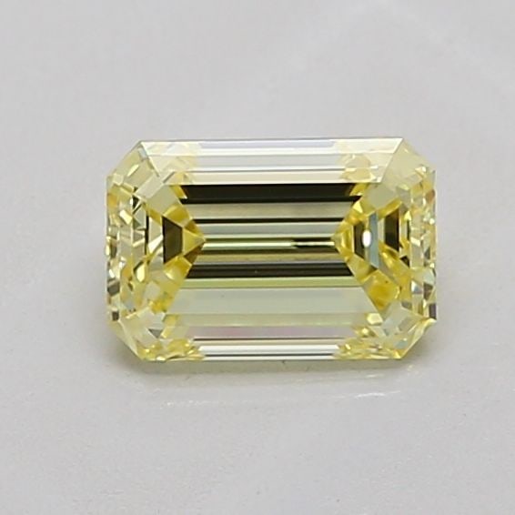Loose Diamond - EMERALD 1.01ct Fancy Light Yellow VS1: Loose Diamond - EMERALD 1.01ct Fancy Light Yellow VS1 Source: This is a real non-mined Diamond that has been grown in a lab Shape: EMERALD Carats: 1.01 Color: Fancy Light Yellow Certification: IGI Vid