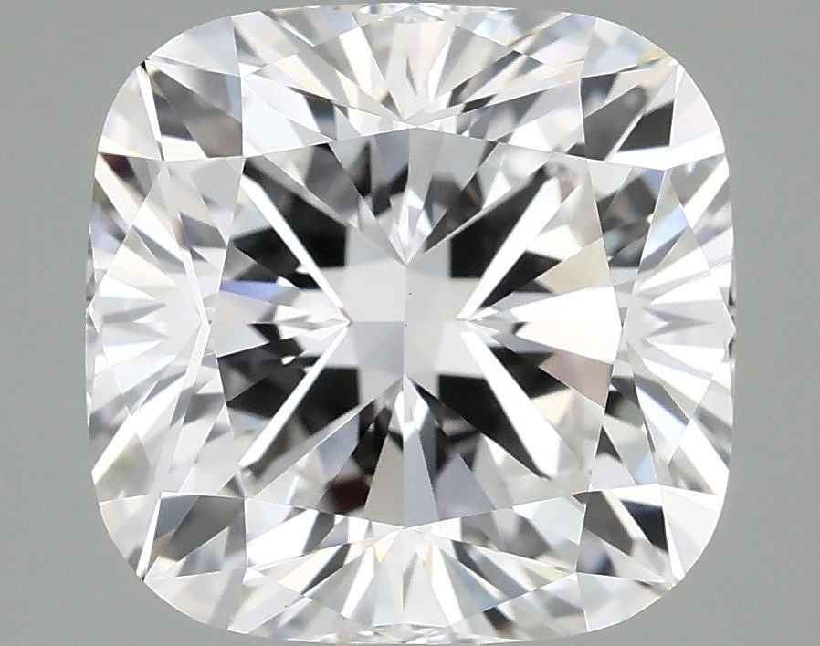 Loose Diamond - CUSHION MODIFIED 2.46ct E VVS2: Loose Diamond - CUSHION MODIFIED 2.46ct E VVS2 Source: This is a real non-mined Diamond that has been grown in a lab Shape: CUSHION MODIFIED Carats: 2.46 Color: E Clarity: VVS2 Certification: IGI Vide