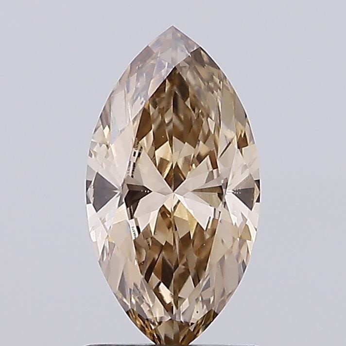 Loose Diamond - MARQUISE 1.02ct Fancy Brown VS1: Loose Diamond - MARQUISE 1.02ct Fancy Brown VS1 Source: This is a real non-mined Diamond that has been grown in a lab Shape: MARQUISE Carats: 1.02 Color: Fancy Brown Certification: IGI Video: