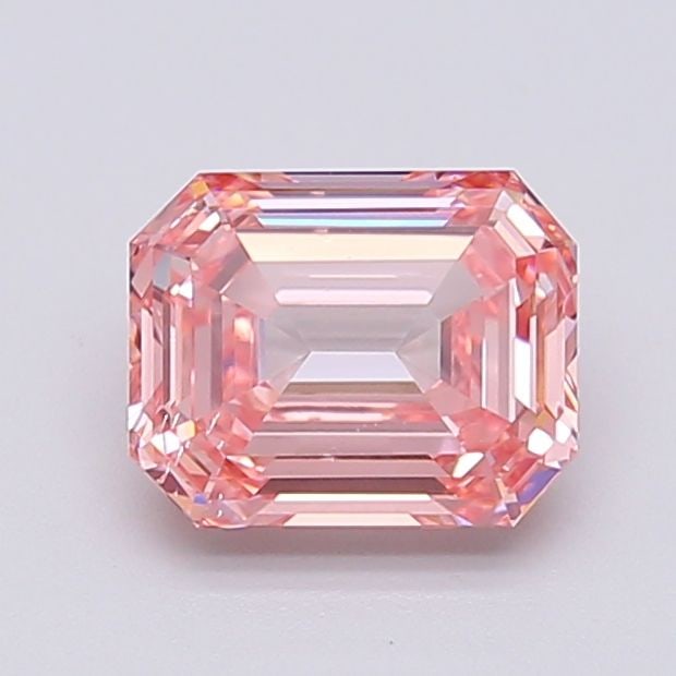 Loose Diamond - EMERALD 1.83ct Fancy Intense Pink SI1: Loose Diamond - EMERALD 1.83ct Fancy Intense Pink SI1 Source: This is a real non-mined Diamond that has been grown in a lab Shape: EMERALD Carats: 1.83 Color: Fancy Intense Pink Certification: IGI Vid