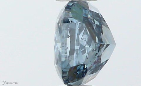 Loose Diamond - CUSHION MODIFIED 0.71ct Fancy Intense Blue SI2: Loose Diamond - CUSHION MODIFIED 0.71ct Fancy Intense Blue SI2 Source: This is a real non-mined Diamond that has been grown in a lab Shape: CUSHION MODIFIED Carats: 0.71 Color: Fancy Intense Blue Cert
