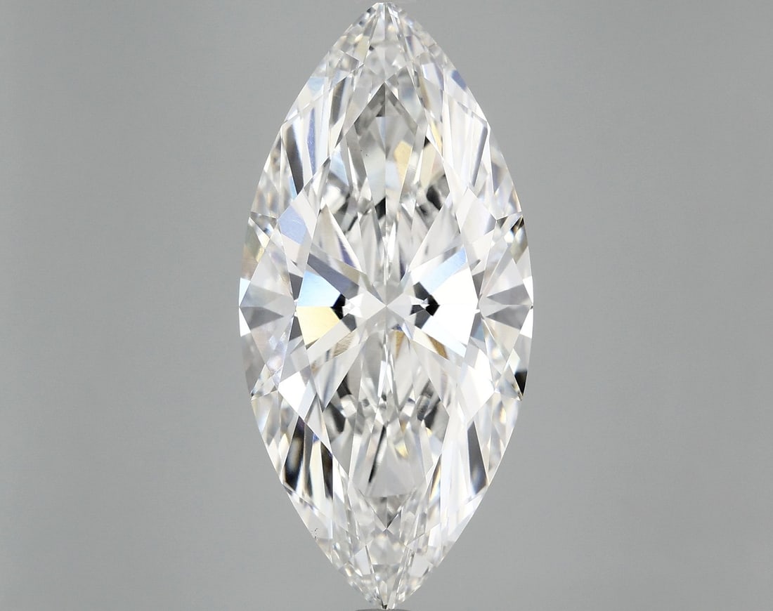Loose Diamond - MARQUISE 8.5ct F VS1: Loose Diamond - MARQUISE 8.5ct F VS1 Source: This is a real non-mined Diamond that has been grown in a lab Shape: MARQUISE Carats: 8.5 Color: F Clarity: VS1 Certification: IGI Video: