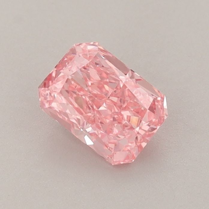 Loose Diamond - RADIANT 0.6ct Fancy Vivid Pink VS1: Loose Diamond - RADIANT 0.6ct Fancy Vivid Pink VS1 Source: This is a real non-mined Diamond that has been grown in a lab Shape: RADIANT Carats: 0.6 Color: Fancy Vivid Pink Certification: IGI Video: