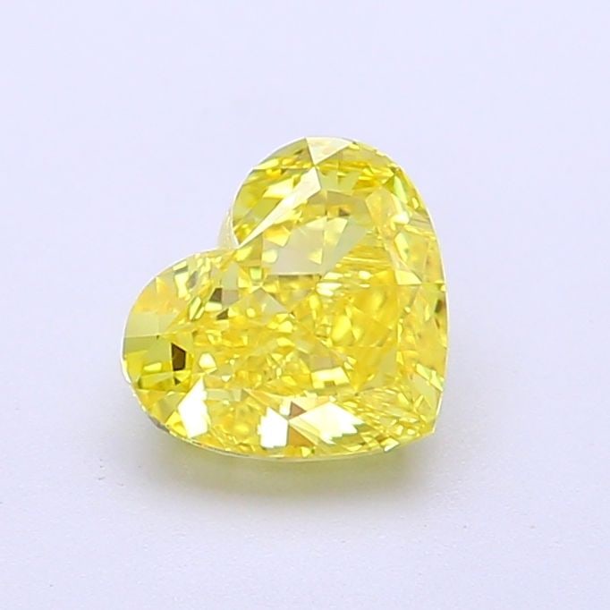 Loose Diamond - HEART 1.14ct Fancy Vivid Yellow VS1: Loose Diamond - HEART 1.14ct Fancy Vivid Yellow VS1 Source: This is a real non-mined Diamond that has been grown in a lab Shape: HEART Carats: 1.14 Color: Fancy Vivid Yellow Certification: IGI Video: