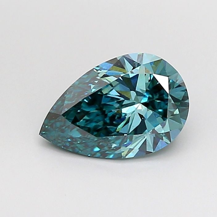 Loose Diamond - PEAR 1.52ct Fancy Vivid Green VS1: Loose Diamond - PEAR 1.52ct Fancy Vivid Green VS1 Source: This is a real non-mined Diamond that has been grown in a lab Shape: PEAR Carats: 1.52 Color: Fancy Vivid Green Certification: IGI Video: