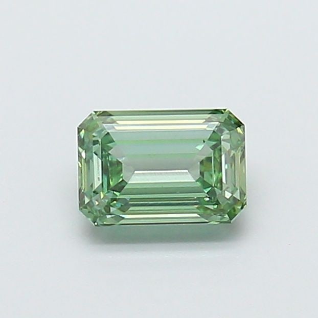 Loose Diamond - EMERALD 1.04ct Fancy Vivid Green VS1: Loose Diamond - EMERALD 1.04ct Fancy Vivid Green VS1 Source: This is a real non-mined Diamond that has been grown in a lab Shape: EMERALD Carats: 1.04 Color: Fancy Vivid Green Certification: IGI Video