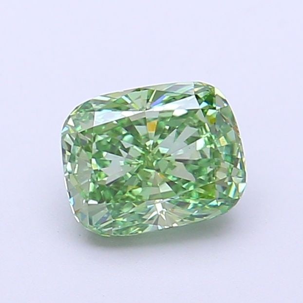 Loose Diamond - CUSHION MODIFIED 1.03ct Fancy Vivid Green VS1: Loose Diamond - CUSHION MODIFIED 1.03ct Fancy Vivid Green VS1 Source: This is a real non-mined Diamond that has been grown in a lab Shape: CUSHION MODIFIED Carats: 1.03 Color: Fancy Vivid Green Certif