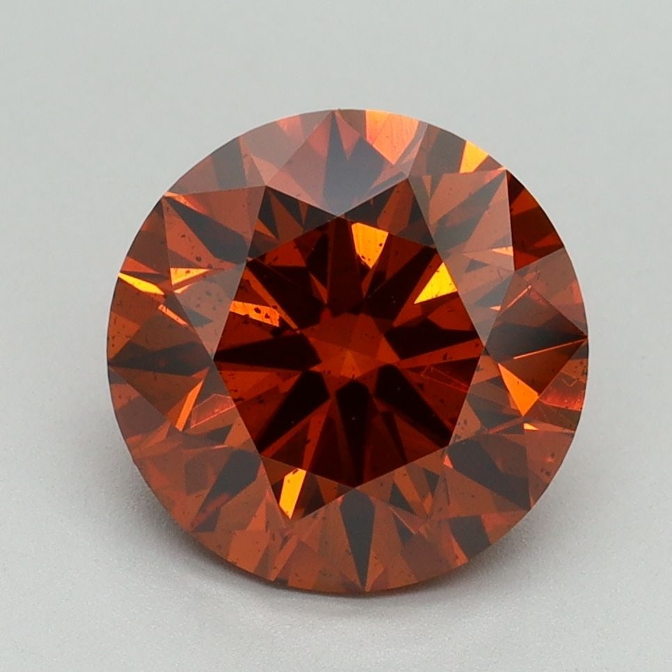 Ideal Loose Diamond - ROUND 3.04ct Fancy Deep Orange SI1: Ideal Loose Diamond - ROUND 3.04ct Fancy Deep Orange SI1 Source: This is a real non-mined Diamond that has been grown in a lab Shape: ROUND Carats: 3.04 Color: Fancy Deep Orange Certification: IGI Vid