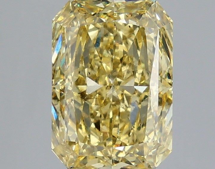 Loose Diamond - RADIANT 3.05ct Fancy Intense Yellow VS2: Loose Diamond - RADIANT 3.05ct Fancy Intense Yellow VS2 Source: This is a real non-mined Diamond that has been grown in a lab Shape: RADIANT Carats: 3.05 Color: Fancy Intense Yellow Certification: IGI