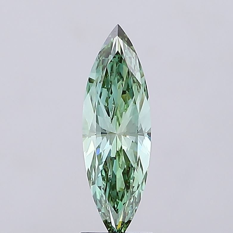 Loose Diamond - MARQUISE 2.04ct Fancy Vivid Green VVS2 (1 of 1)