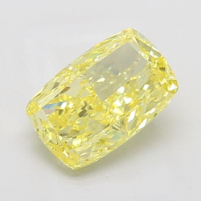 Loose Diamond - CUSHION MODIFIED 3.02ct Fancy Intense Yellow VS1: Loose Diamond - CUSHION MODIFIED 3.02ct Fancy Intense Yellow VS1 Source: This is a real non-mined Diamond that has been grown in a lab Shape: CUSHION MODIFIED Carats: 3.02 Color: Fancy Intense Yellow