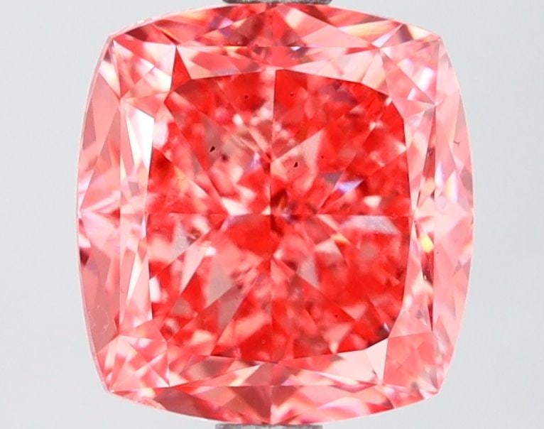 Loose Diamond - CUSHION MODIFIED 2.86ct Fancy Vivid Pink VS2: Loose Diamond - CUSHION MODIFIED 2.86ct Fancy Vivid Pink VS2 Source: This is a real non-mined Diamond that has been grown in a lab Shape: CUSHION MODIFIED Carats: 2.86 Color: Fancy Vivid Pink Certific
