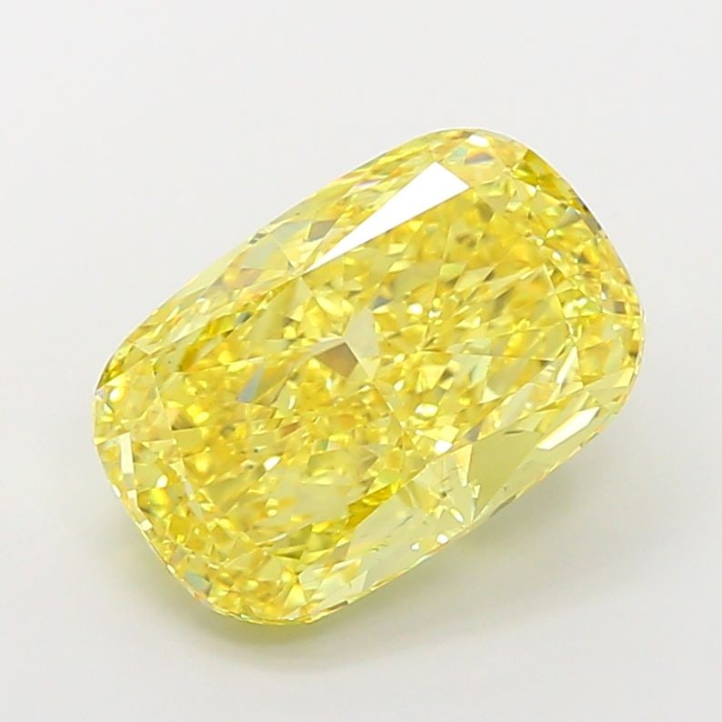 Loose Diamond - CUSHION MODIFIED 8.07ct Fancy Vivid Yellow VS2: Loose Diamond - CUSHION MODIFIED 8.07ct Fancy Vivid Yellow VS2 Source: This is a real non-mined Diamond that has been grown in a lab Shape: CUSHION MODIFIED Carats: 8.07 Color: Fancy Vivid Yellow Cert