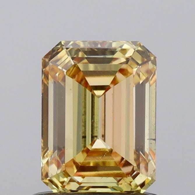 Loose Diamond - EMERALD 1.01ct Fancy Vivid Yellow VS2: Loose Diamond - EMERALD 1.01ct Fancy Vivid Yellow VS2 Source: This is a real non-mined Diamond that has been grown in a lab Shape: EMERALD Carats: 1.01 Color: Fancy Vivid Yellow Certification: NONE Vi