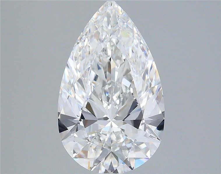 Loose Diamond - PEAR 3.4ct E VVS2: Loose Diamond - PEAR 3.4ct E VVS2 Source: This is a real non-mined Diamond that has been grown in a lab Shape: PEAR Carats: 3.4 Color: E Clarity: VVS2 Certification: IGI Video: