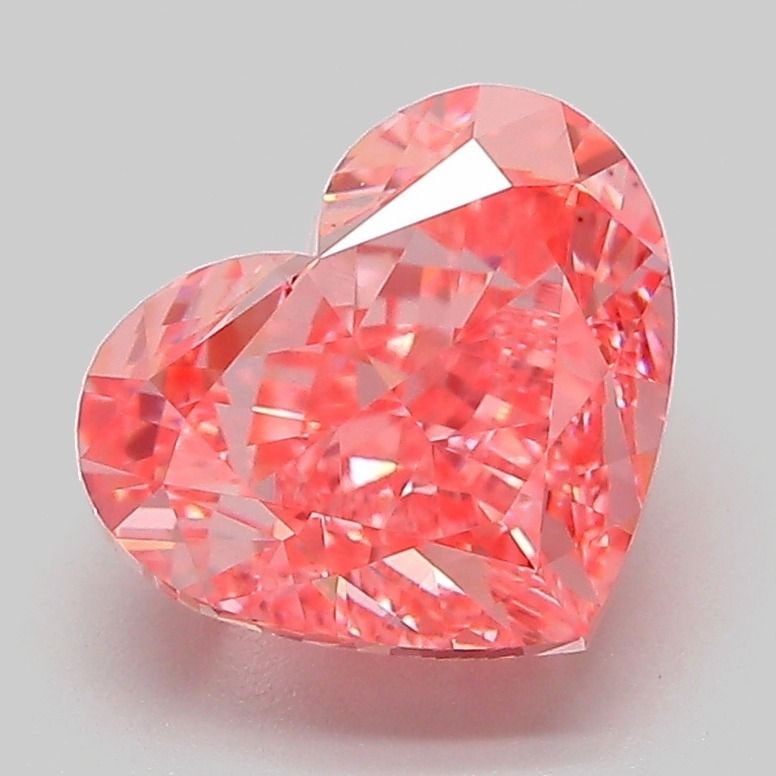 Loose Diamond - HEART 3.05ct Fancy Vivid Pink VVS2: Loose Diamond - HEART 3.05ct Fancy Vivid Pink VVS2 Source: This is a real non-mined Diamond that has been grown in a lab Shape: HEART Carats: 3.05 Color: Fancy Vivid Pink Certification: IGI Video: