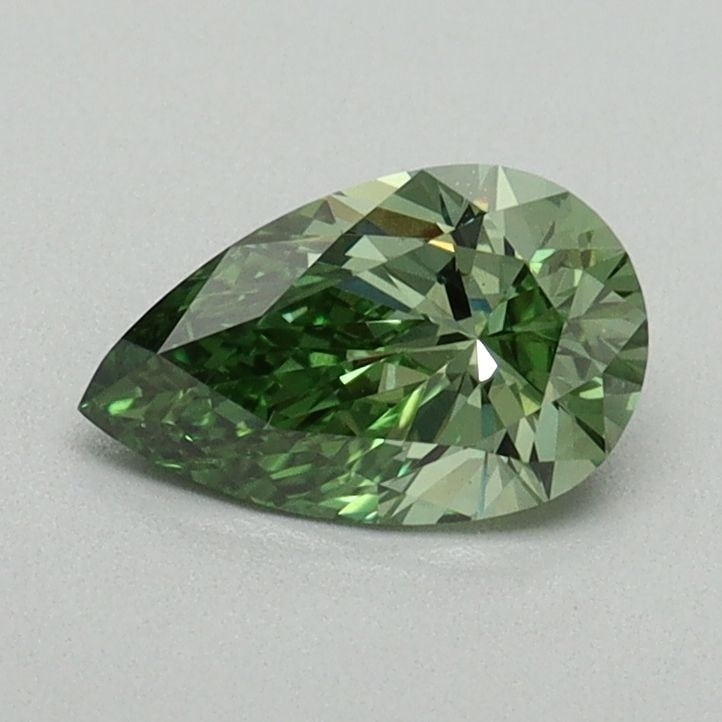 Loose Diamond - PEAR 0.6ct Fancy Vivid Green VVS2: Loose Diamond - PEAR 0.6ct Fancy Vivid Green VVS2 Source: This is a real non-mined Diamond that has been grown in a lab Shape: PEAR Carats: 0.6 Color: Fancy Vivid Green Certification: IGI Video: