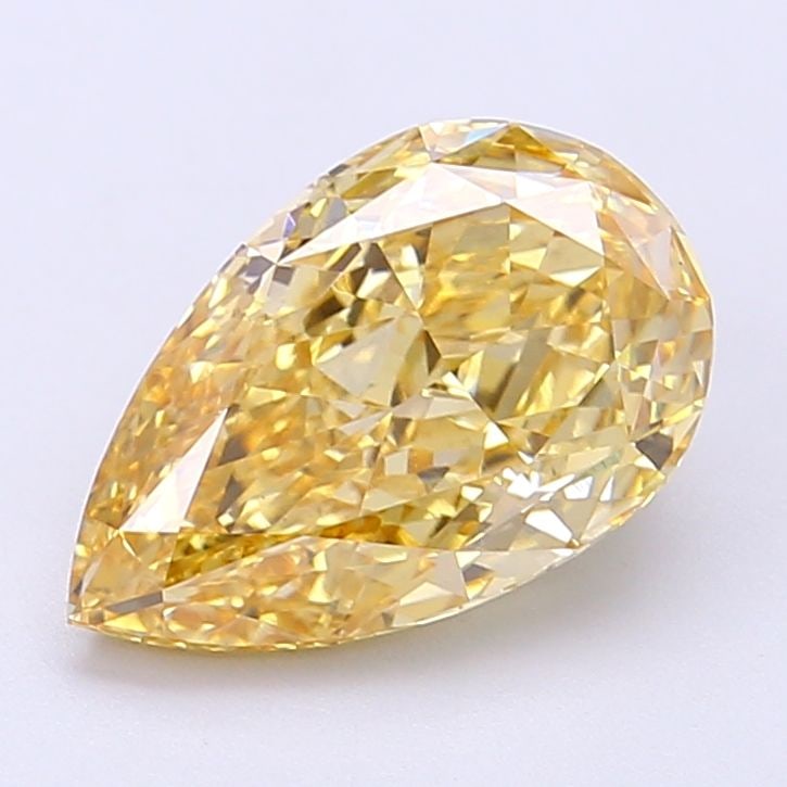 Loose Diamond - PEAR 2.66ct Fancy Vivid Yellow VS1: Loose Diamond - PEAR 2.66ct Fancy Vivid Yellow VS1 Source: This is a real non-mined Diamond that has been grown in a lab Shape: PEAR Carats: 2.66 Color: Fancy Vivid Yellow Certification: IGI Video: